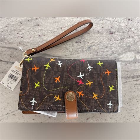 michael kors purse with airplane print|michael kors outlet jet set.